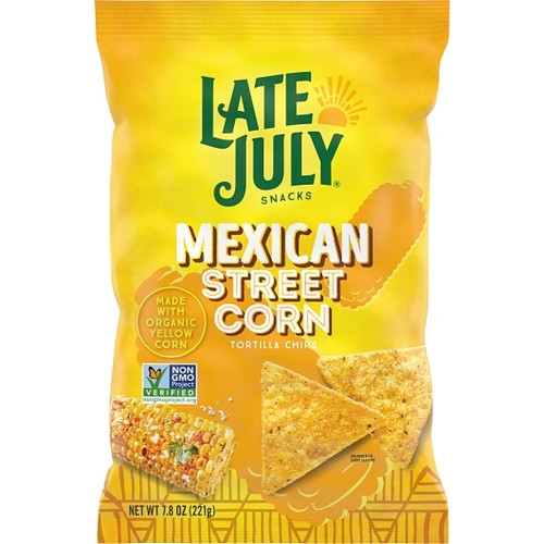 Late July Clasico Mexican Street Corn Tortilla Chips, 7.8 Ounces, 12 Per Case